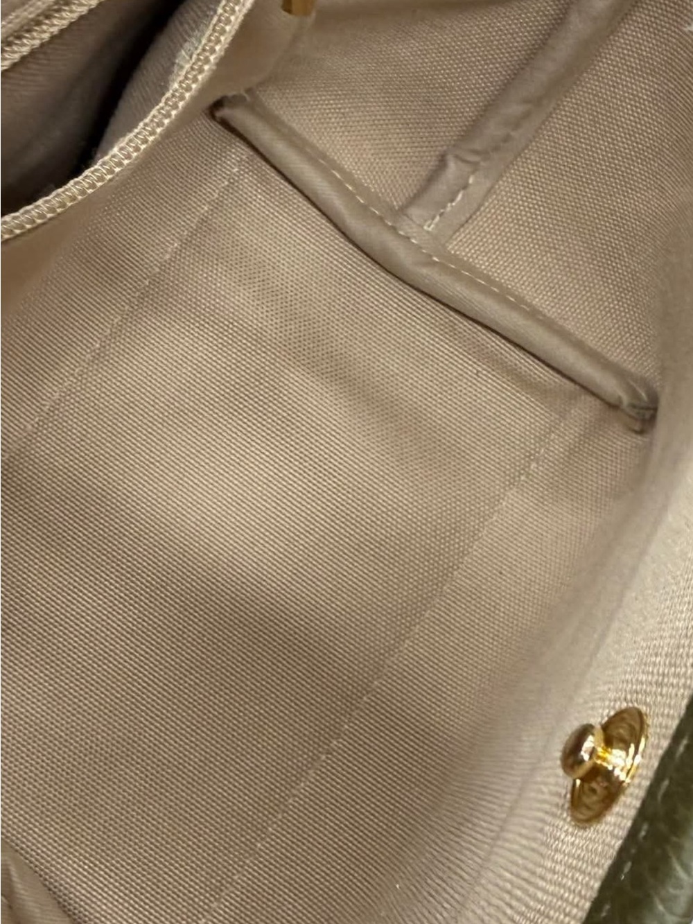 Longchamp Raffia Mini Tote with Olive Trim - Picture 6 of 6